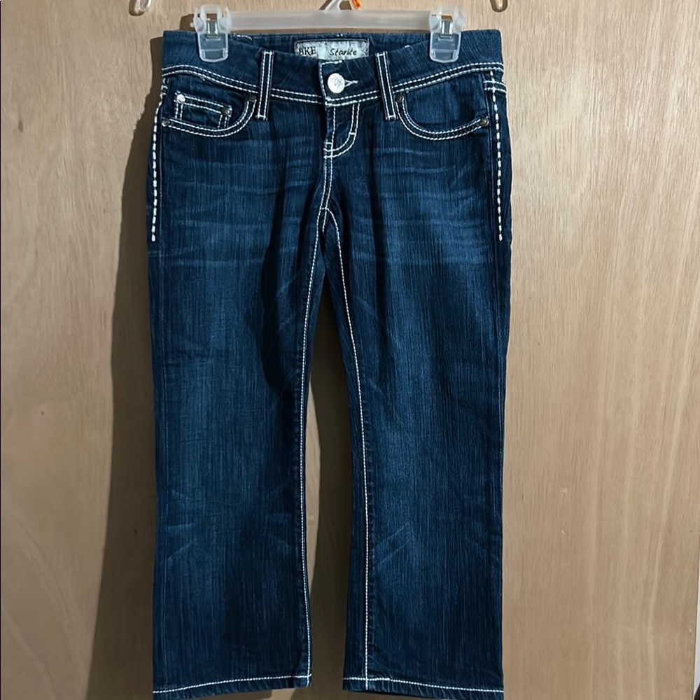 BKE Blue Ankle Cropped Jeans